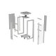 29. LANBERG FLOOR RACK CABINET 19" 42U 600X600 GRAY GLASS DOOR LCD (FLAT PACK) V2