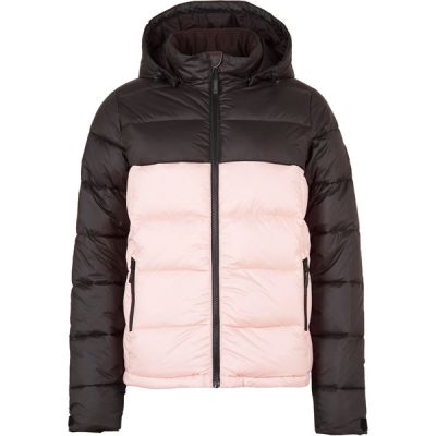 4. O'neill O'riginals Puffer Jacket Peach Whip Color Block [1500070-44021] size S