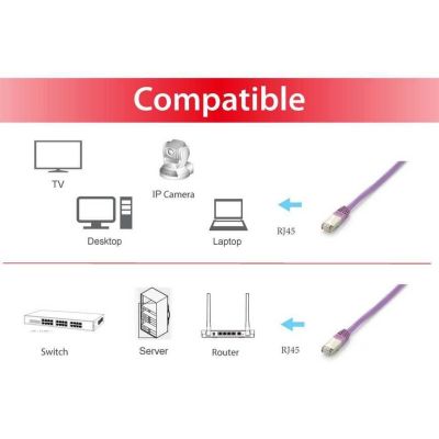 3. Equip 605659 Purple 20m Cat6a S/FTP (S-STP) Network Cable