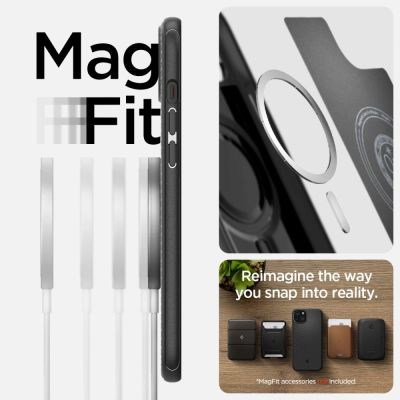11. Spigen Mag Armor MagSafe iPhone 15 Case - Matte Black
