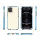 3. Spring Armor clear TPU gel rugged protective cover with colorful frame for iPhone 12 mini blue
