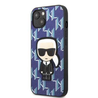 2. Karl Lagerfeld KLHCP13MPMNIKBL iPhone 13 6.1" hardcase blue/blue Monogram Ikonik Patch