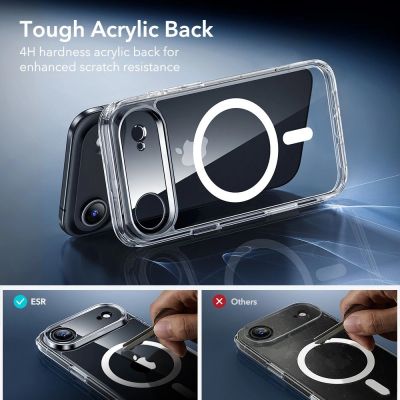 7. ESR Classic Hybrid MagSafe + Tempered Glass Set for iPhone 17 Air - Clear