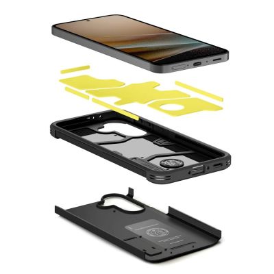 6. Spigen Tough Armor Case for Samsung Galaxy A37 5G - Black