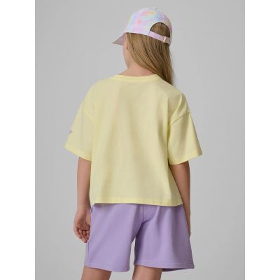 2. Loose T-shirt with a girl's print 4F 4FJRSS26TTSHF3908-72S
