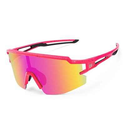 2. Rockbros Kids Polarized UV Cycling Glasses - Pink
