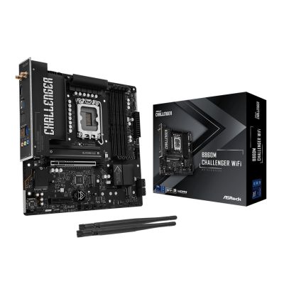 2. Asrock B860M Challenger WiFi Intel B860 LGA 1851 (Socket V1) micro ATX