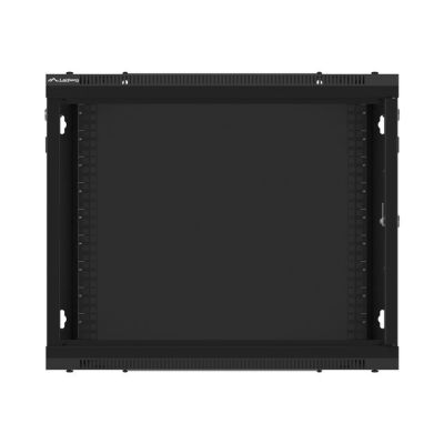 9. LANBERG WALL-HUNG RACK CABINET 19" 9U 600X450 METAL DOOR BLACK (FLAT PACK) WF01-6409-00B