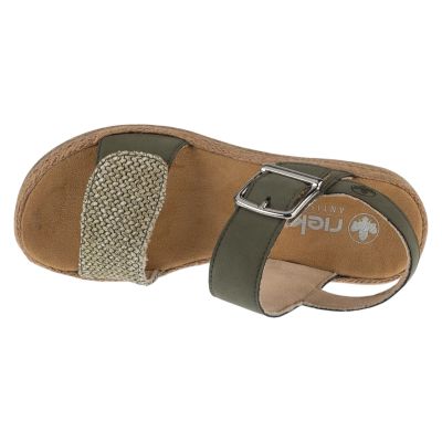 3. Rieker Sandals V0951-54 Green 37