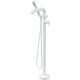 Freestanding bathtub faucet with shower set