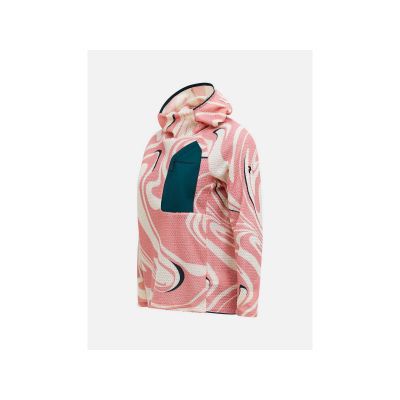 3. Women's PEAK PERFORMANCE W Freelight Aop Polartec Alpha Hood Pink