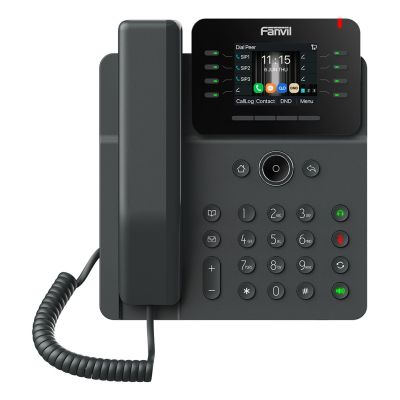 4. Fanvil V62G VoIP Phone Black 12 Lines LCD