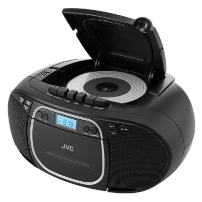 4. JVC RC-E451B Boombox black radio player