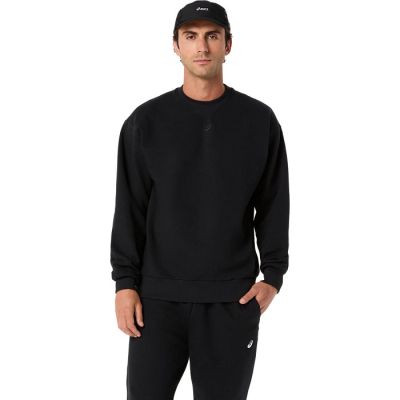 3. ASICS Fleece Relaxed Crew-Neck Top