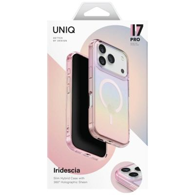 6. Uniq Iridescia Case for iPhone 17 Pro Magclick Charging - Multicolor