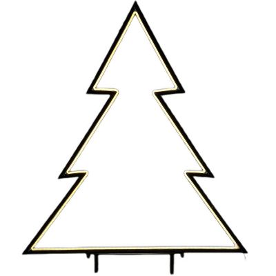 3. NEON CHRISTMAS TREE 190 LED TIMER 8 FUNCTIONS 53x75CM LUCA WARM WHITE