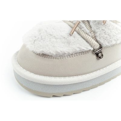 15. D.Franklin women's winter snow boots, fashionable fur lining, gray