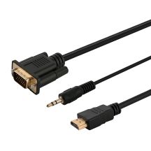 SAVIO HDMI-VGA CABLES/ADAPTER CL-198