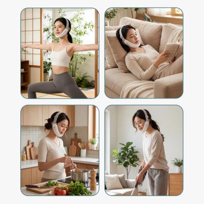 4. Belleskin by MAXGROOM M-170 EMS LED Face and Chin Massager - White
