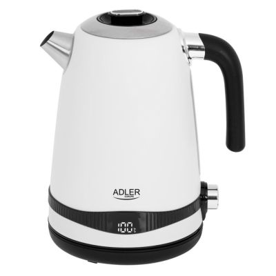 3. Electric kettle with temperature regulation ADLER AD 1295w white