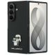 Karl Lagerfeld Saffiano Karl&Choupette Pin Case for Samsung Galaxy Z Fold 8 Ultra - Black