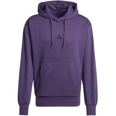 8. Men's adidas Essentials Feelcozy purple sweatshirt JX5661