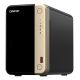 5. Qnap TS-264-8G, Tower, 2 x 2.5"/3.5" SATA, Intel Celeron N5105/N5095 4C/4T, 8 GB DDR4 onboard not expandable, 2 x 2.5GbE, optional 10GbE, External adapter (PSU)