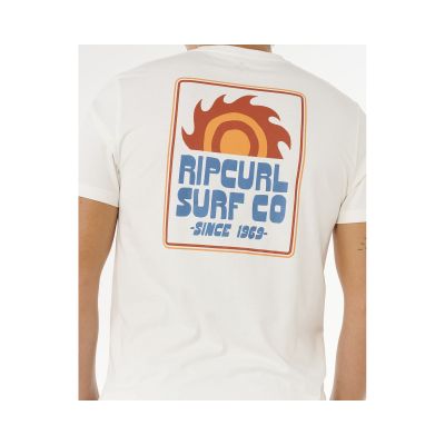 4. RIP CURL Pacific Rinse Sunrise Tee Men's White