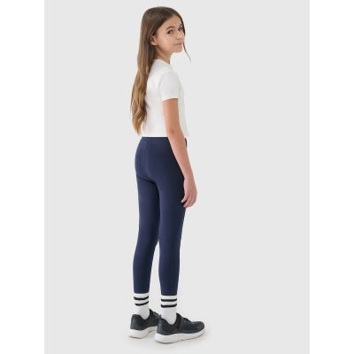 2. Girls' knitted leggings 4F 4FJWMM00TTIGF220-31S