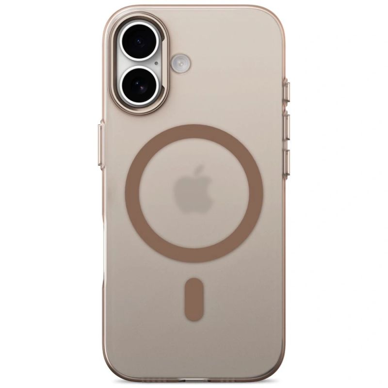 3. Tech-Protect MagZero MagSafe case for iPhone 17 - beige-brown matte