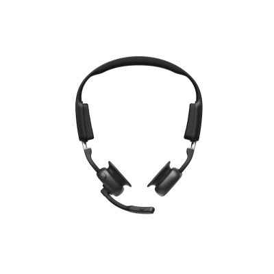 Shokz OpenMeet Wireless Over-Ear Headphones, Black
