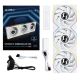 Lian Li UNI FAN TL Wireless LCD 120 3-pack white fan (12TLLCD1W3W)