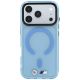 3. BMW M IML Frosted Metal Logo & Trims MagSafe Case for iPhone 17 Pro / 18 Pro - Blue