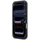 5. BMW M Quadrille Kevlar Metal Logo MagSafe Case for iPhone 17 Pro / 18 Pro - Navy Blue