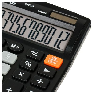 4. Eleven SDC-812NR black office calculator, replaces Citizen