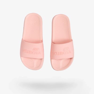 2. Basic plain powder pink pool flip-flops KUBKBB-SS24-02-08