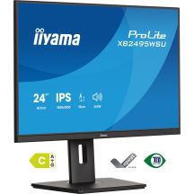 iiyama ProLite XB2495WSU-B1 computer monitor 61.2 cm (24.1") 1920 x 1200 px Full HD LCD Black