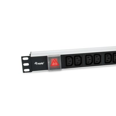 2. Equip 333318 PDU 12-way Power Distribution Unit 1U Black, Silver