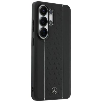 4. Mercedes Laurel Leaves Vertical Stripes MagSafe Case for Samsung Galaxy S26 Ultra - Black and White