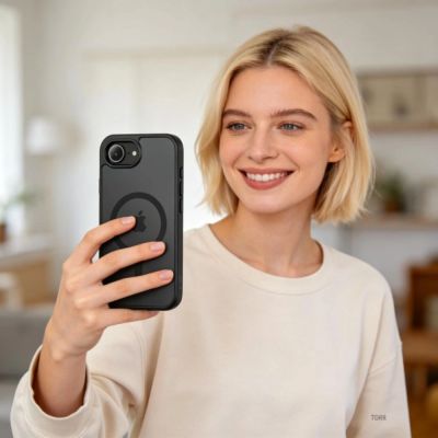 5. Tech-Protect BasicMag MagSafe Case for iPhone 16e / 17e - Black