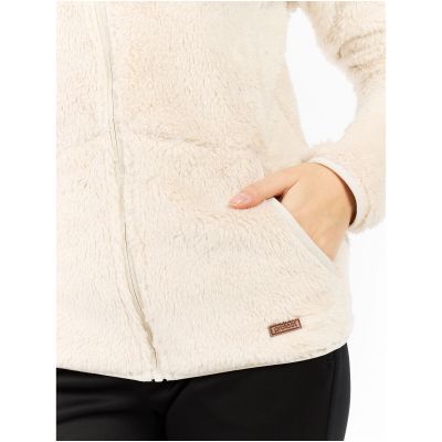 4. Women’s full-zip fleece jacket PROTEST RIRI white