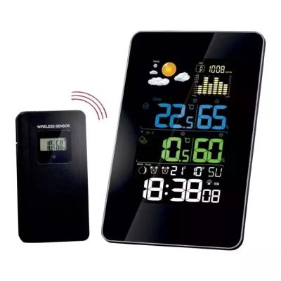ELECTRONIC OUTDOOR/INDOOR THERMOMETER GALAXY WEATHER STATION