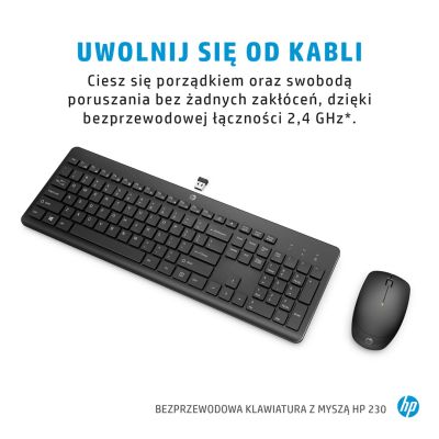 11. HP Wireless Mouse and Keyboard Set 230