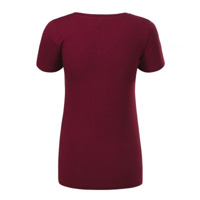3. Malfini Action V-neck T-shirt W MLI-70186 garnet