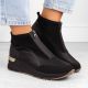 16. Rieker W N6361-00 RKR704 wedge ankle boots