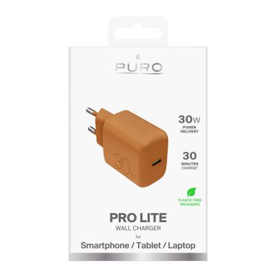 2. Puro Pro Lite 30W USB-C Wall Charger - Orange