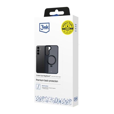 6. 3mk Smoke Case Mag&Stand for Samsung Galaxy S24+ - black