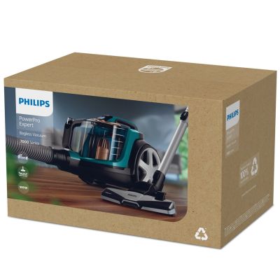 25. Philips FC9744/09 vacuum cleaner (650W; green)