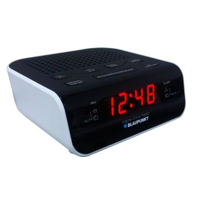 3. Blaupunkt CR5WH clock radio black and white
