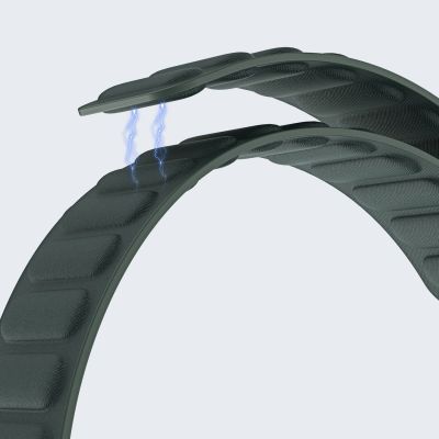 9. Magnetic Dux Ducis Strap BL for Apple Watch 38 / 40 / 41 mm - green